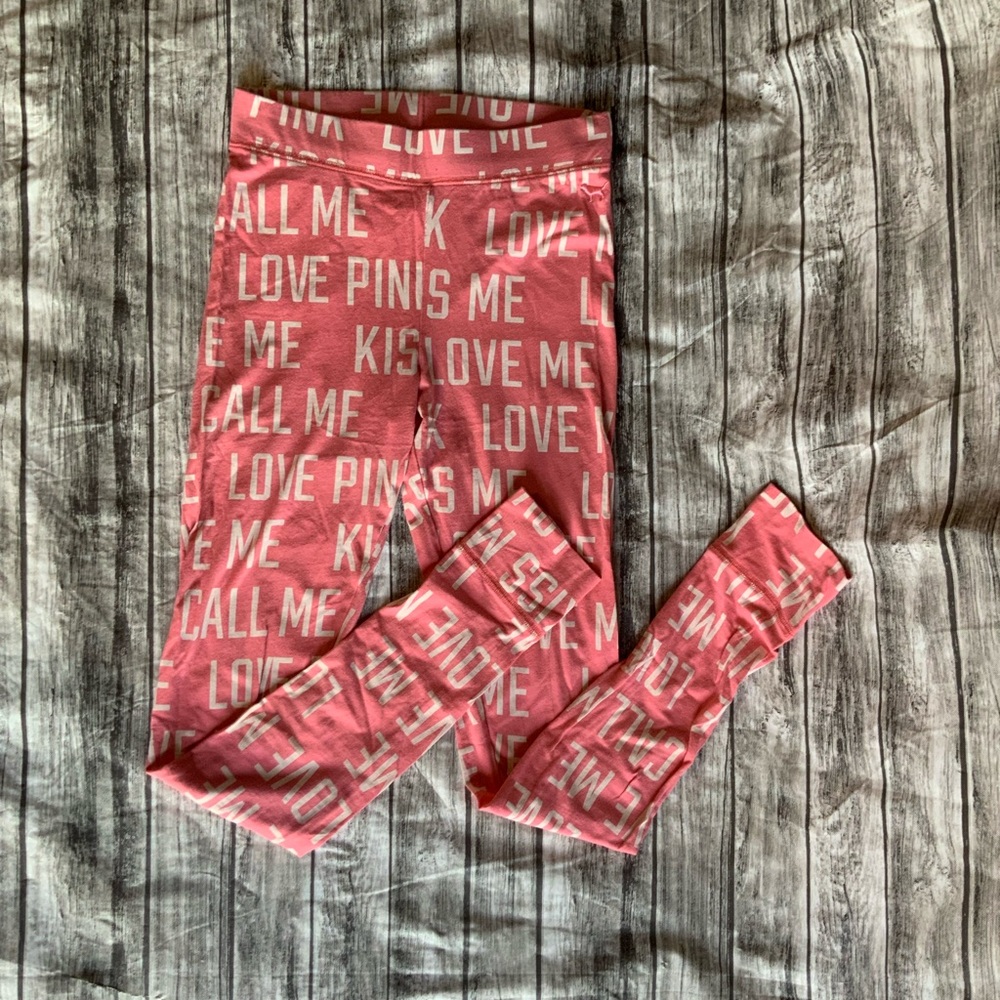 PINK Victoria's Secret Pink Graphic Leggings